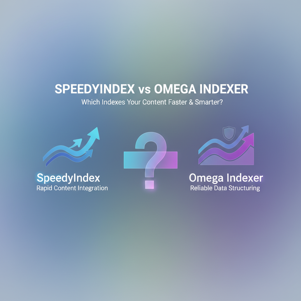 Illustration: SpeedyIndex vs Omega Indexer: Which Indexes Your Content Fa…